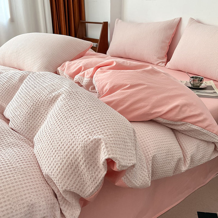 【ベッドクッション・寝具セット】型染め 穏やか 上質な肌触り