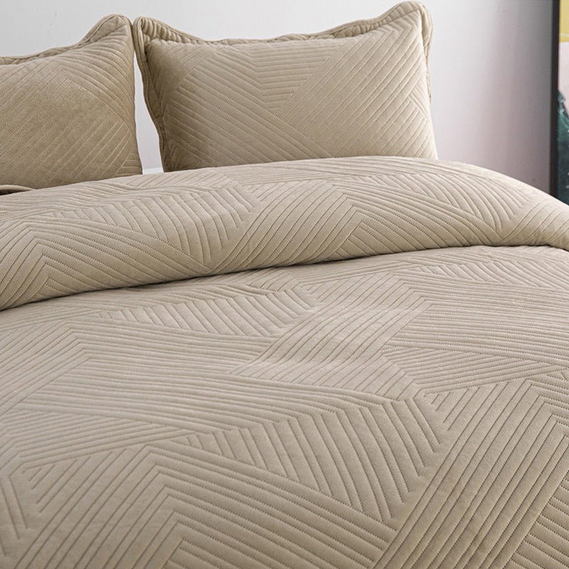 【ベッドクッション・寝具セット】ポリエステル 速乾性 シワになりにくい