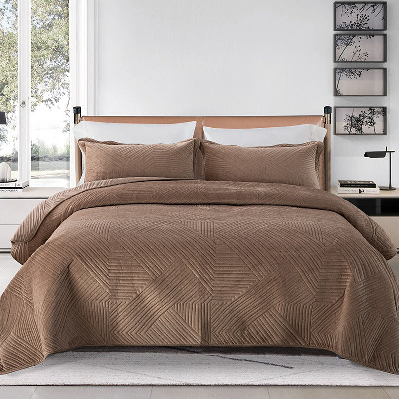 【ベッドクッション・寝具セット】ポリエステル 速乾性 シワになりにくい