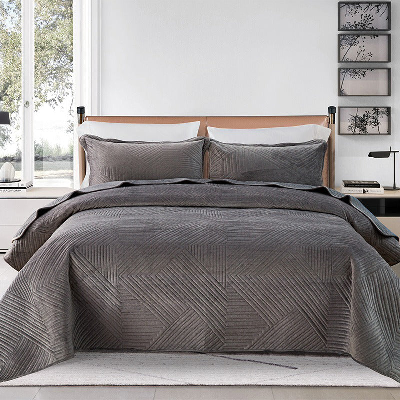 【ベッドクッション・寝具セット】ポリエステル 速乾性 シワになりにくい