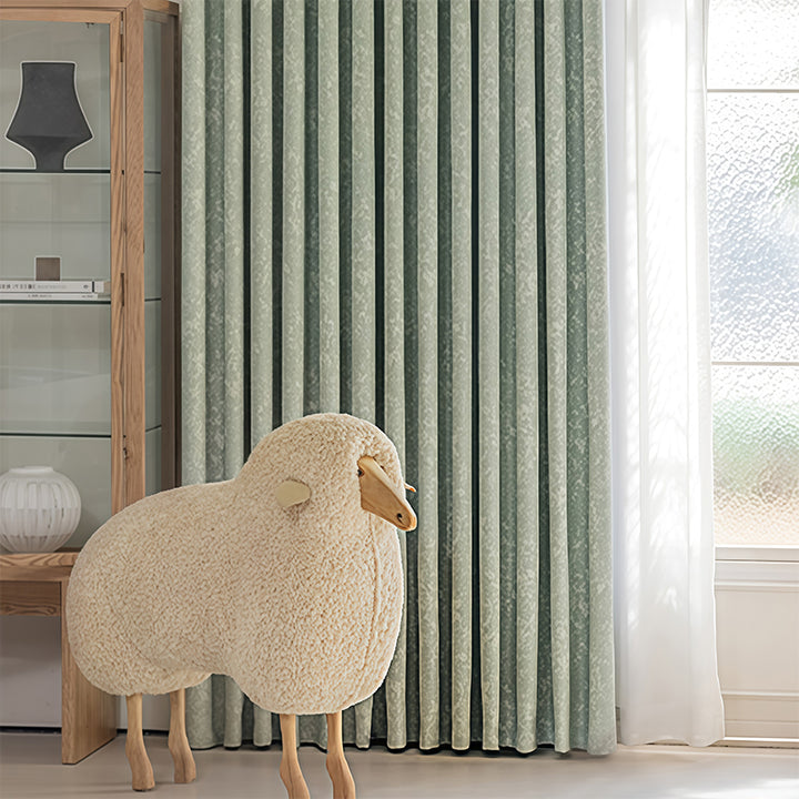 【ドレープカーテン】モダン ヨーロッパ風 厚手遮光