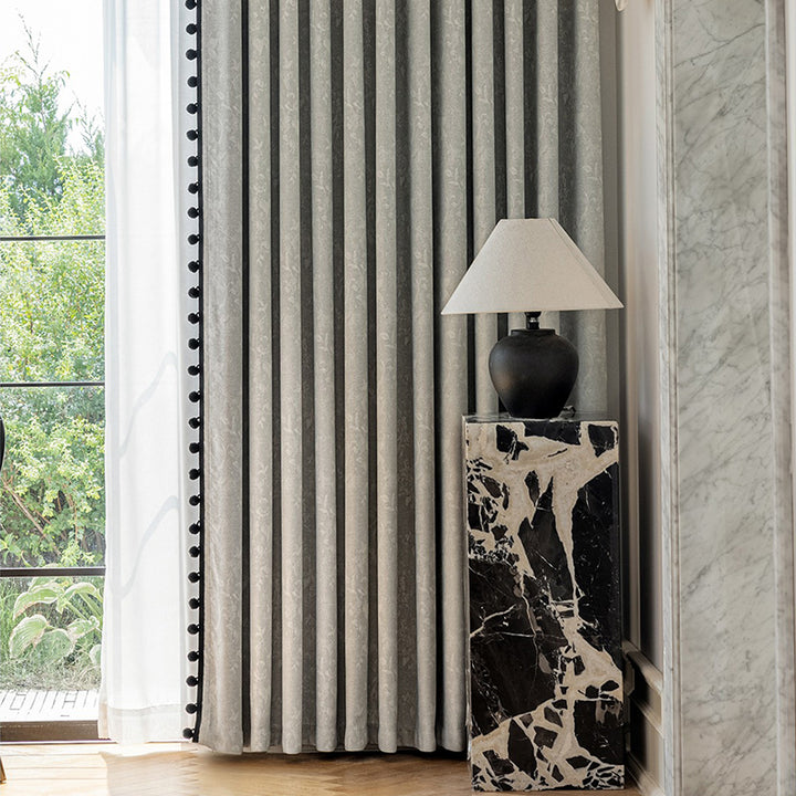 【ドレープカーテン】モダン ヨーロッパ風 厚手遮光