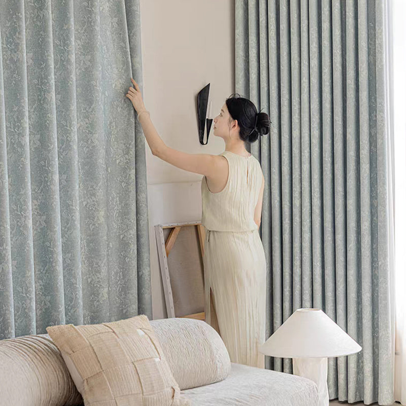 【ドレープカーテン】モダン ヨーロッパ風 厚手遮光