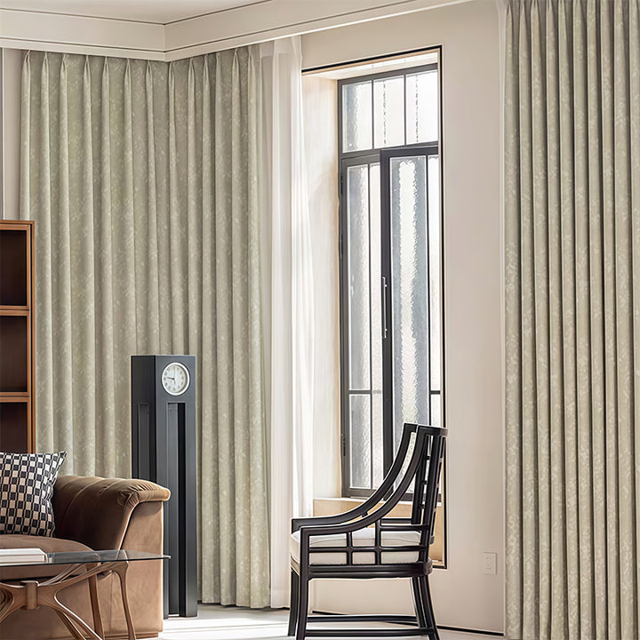 【ドレープカーテン】モダン ヨーロッパ風 厚手遮光