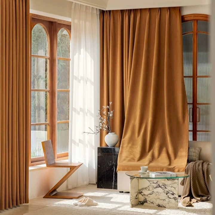 【ドレープカーテン】シンプルエレガント 遮光