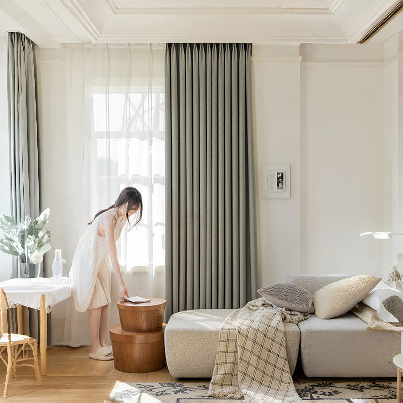 【ドレープカーテン】シンプルエレガント 遮光
