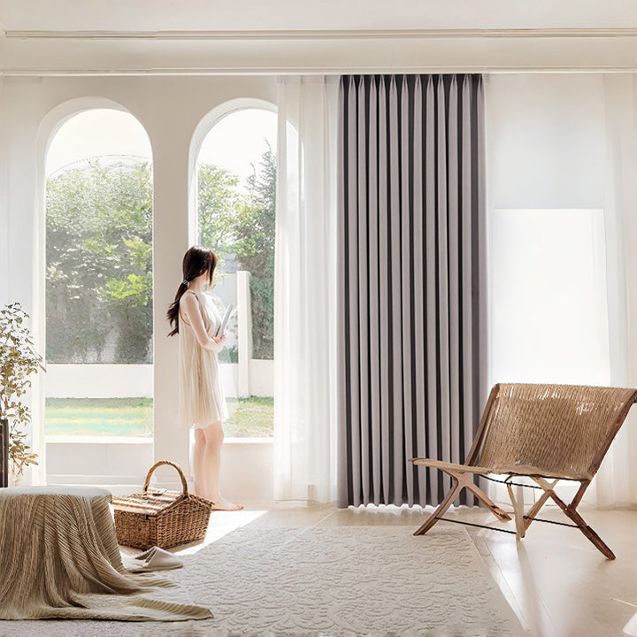 【ドレープカーテン】シンプルエレガント 遮光