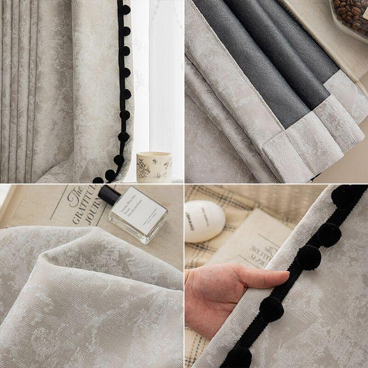 【ドレープカーテン】高級感 花柄 フランス風