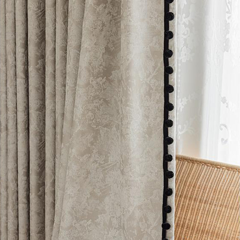 【ドレープカーテン】高級感 花柄 フランス風
