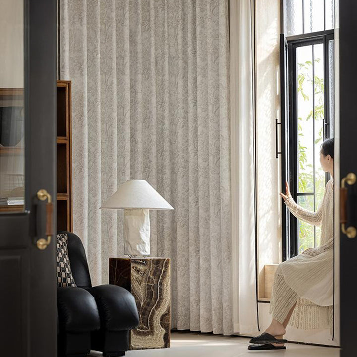 【ドレープカーテン】シンプル ナチュラル風