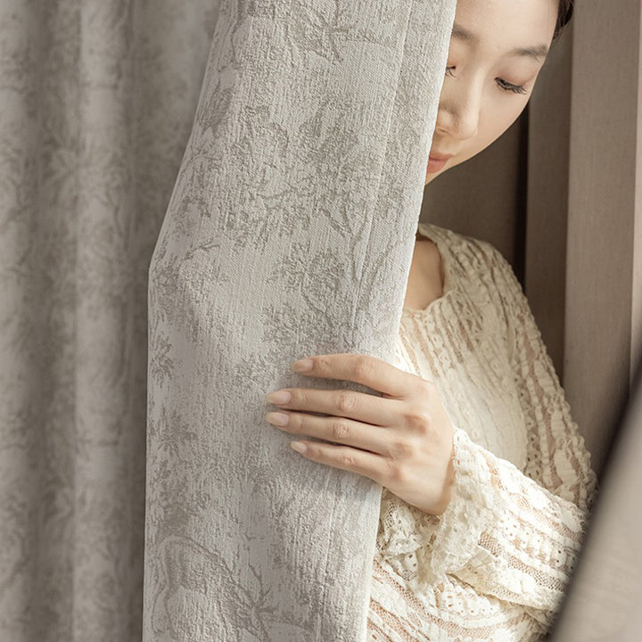 【ドレープカーテン】シンプル ナチュラル風