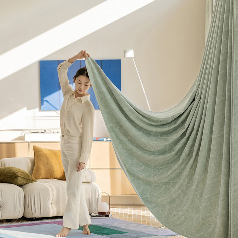 【ドレープカーテン】落ち着く 花柄 柔らかい