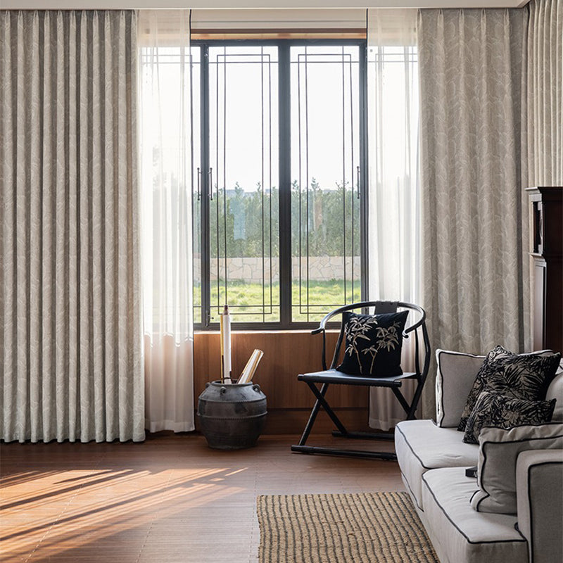 【ドレープカーテン】落ち着く 花柄 柔らかい