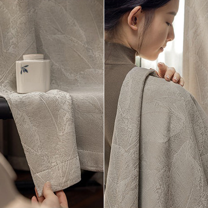 【ドレープカーテン】落ち着く 花柄 柔らかい