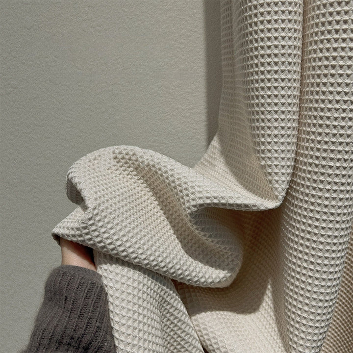 【ドレープカーテン】遮光3級 ミニチェック  柔らかな風合い