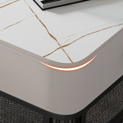 【ローテーブル】四方型マーブル模様 選べる4色 セラミック天板テーブルの細部画像 100日間返品交換保証制度