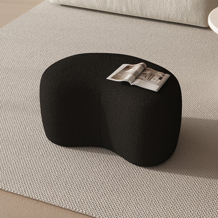 【ベンチ】ラムフリース 大人可愛い カシュー型