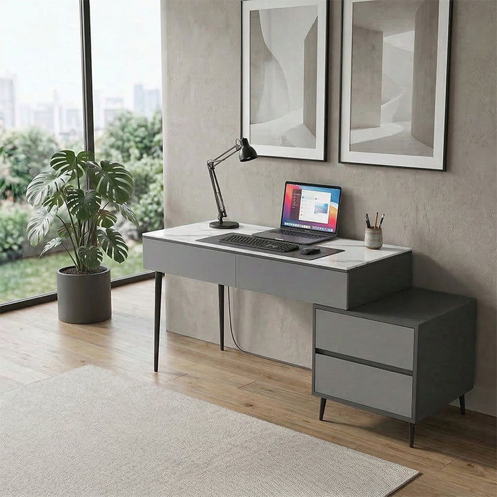 【デスク】高級感 選べる2色