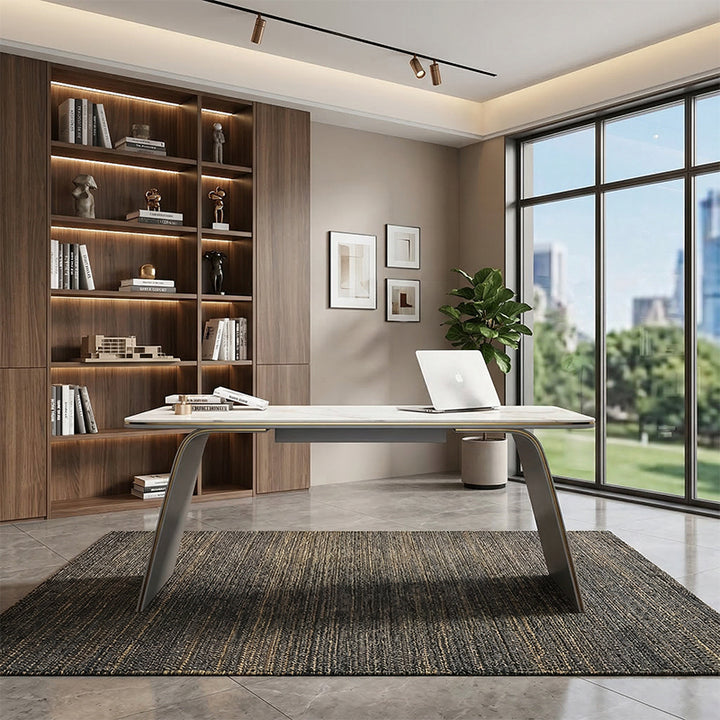 【デスク】優雅なデザイン モダン