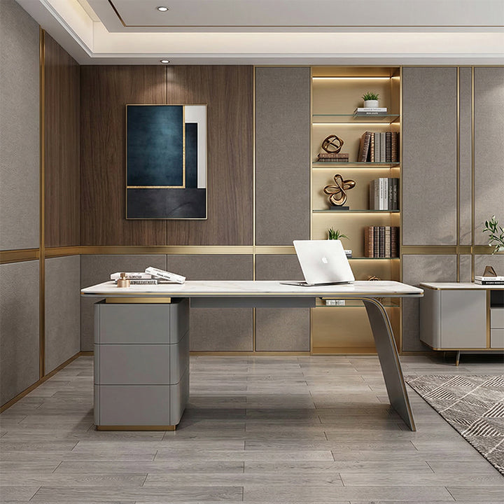 【デスク】優雅なデザイン モダン