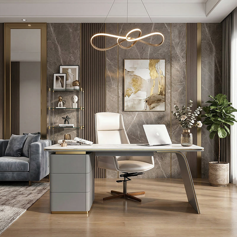 【デスク】優雅なデザイン モダン