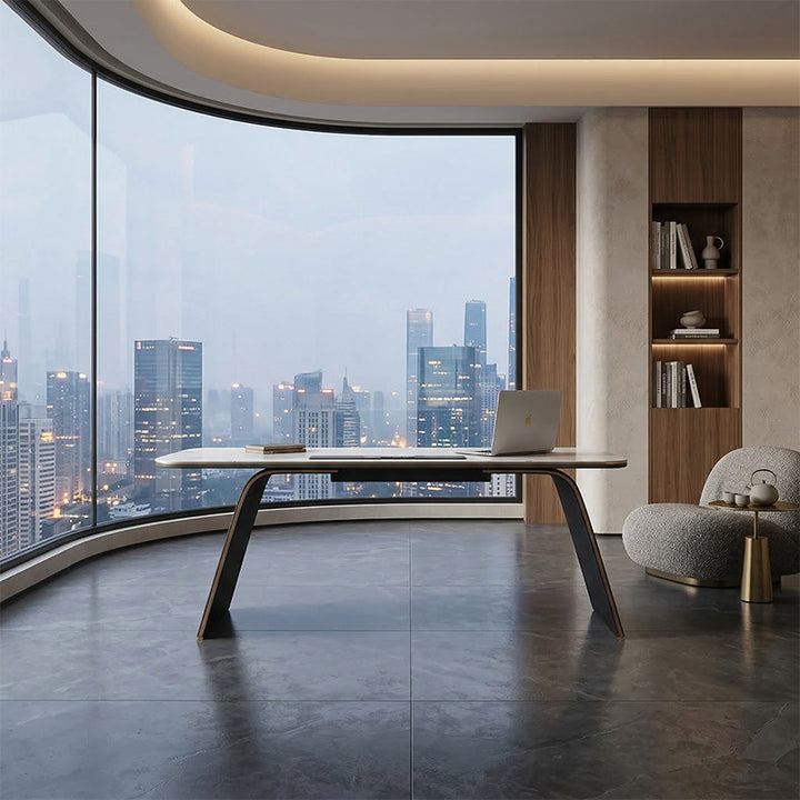 【デスク】優雅なデザイン モダン