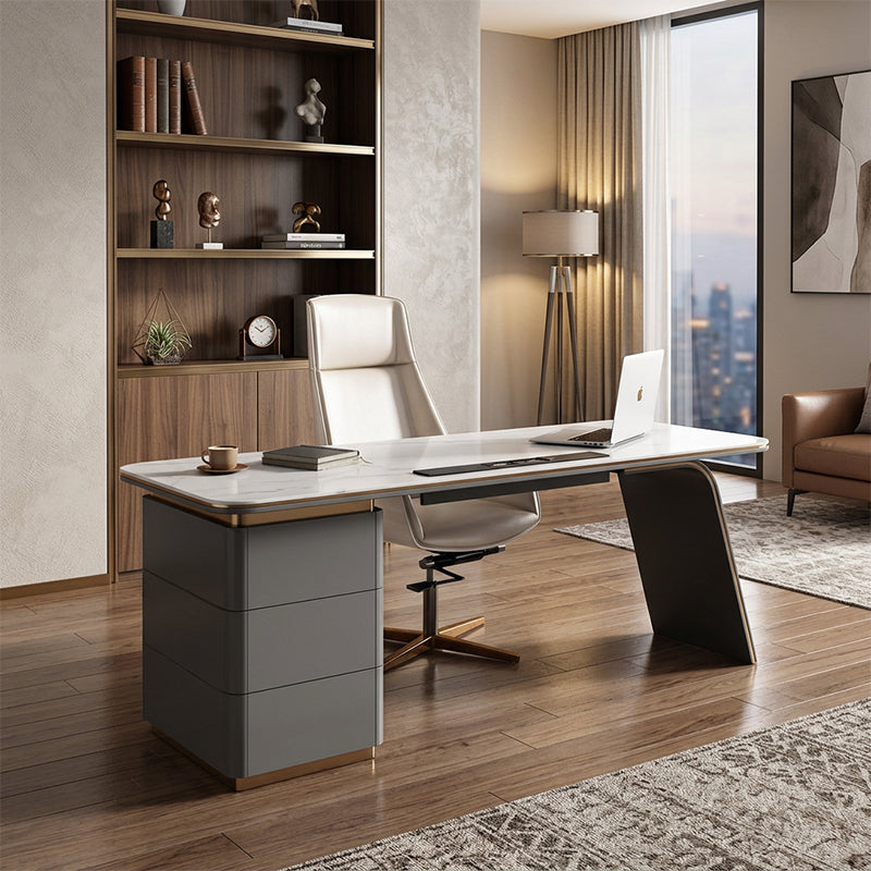 【デスク】優雅なデザイン モダン