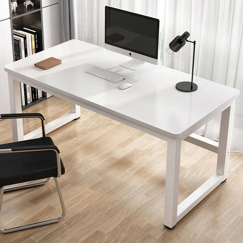【デスク】テーブル おしゃれ シンプルなデスク 腿部ホワイト 天板色ホワイト