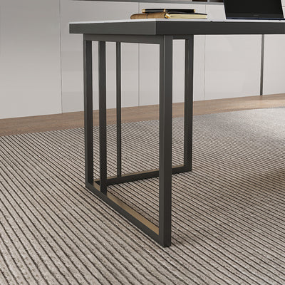 【デスク】オフィス 高級感 伸縮式テーブル