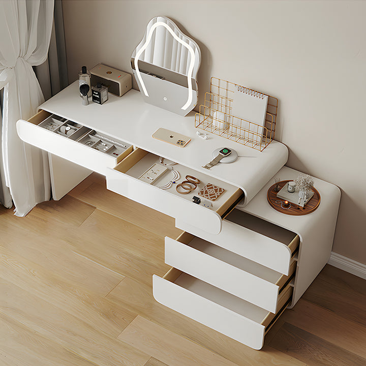【ドレッサー】フランス風 ロマンチック 伸縮式