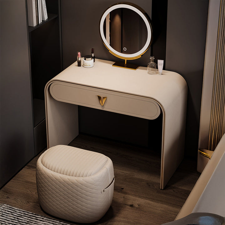 【ドレッサー】コンパクト 美しい曲線 シンプル