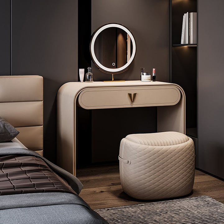 【ドレッサー】コンパクト 美しい曲線 シンプル