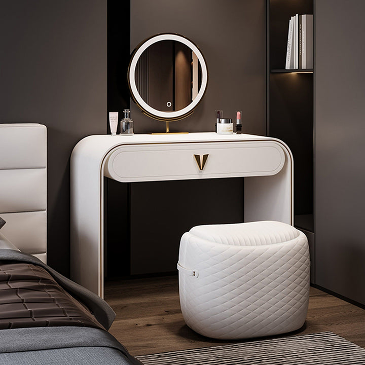 【ドレッサー】コンパクト 美しい曲線 シンプル