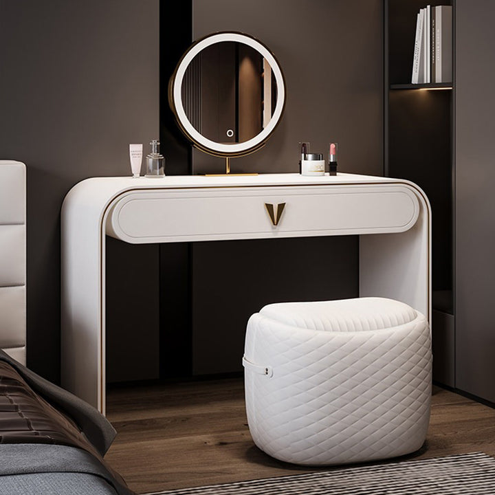 【ドレッサー】コンパクト 美しい曲線 シンプル