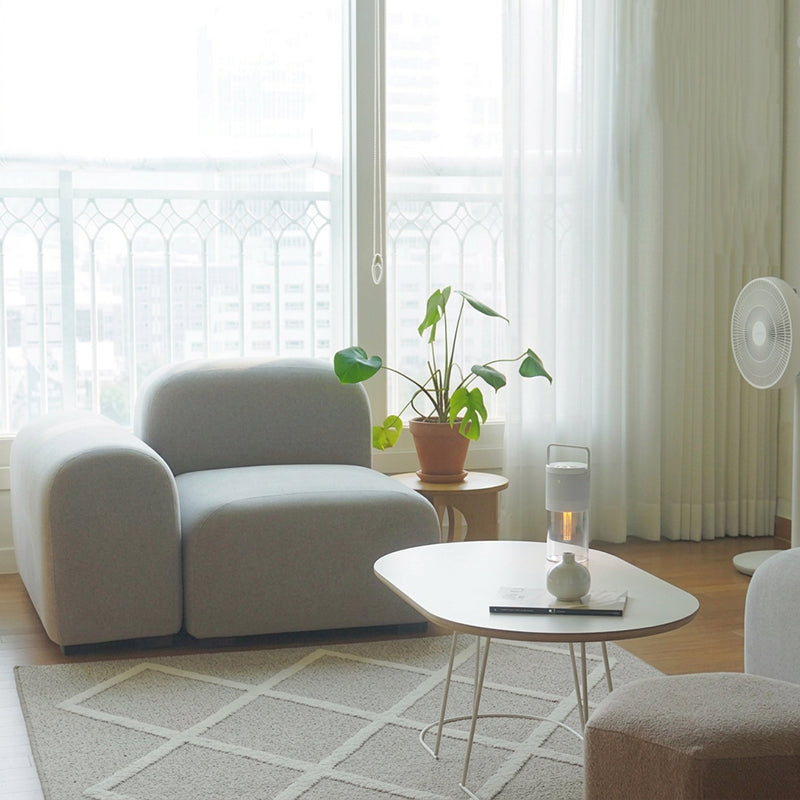 【ソファ】とうふ北欧風 選べる3素材