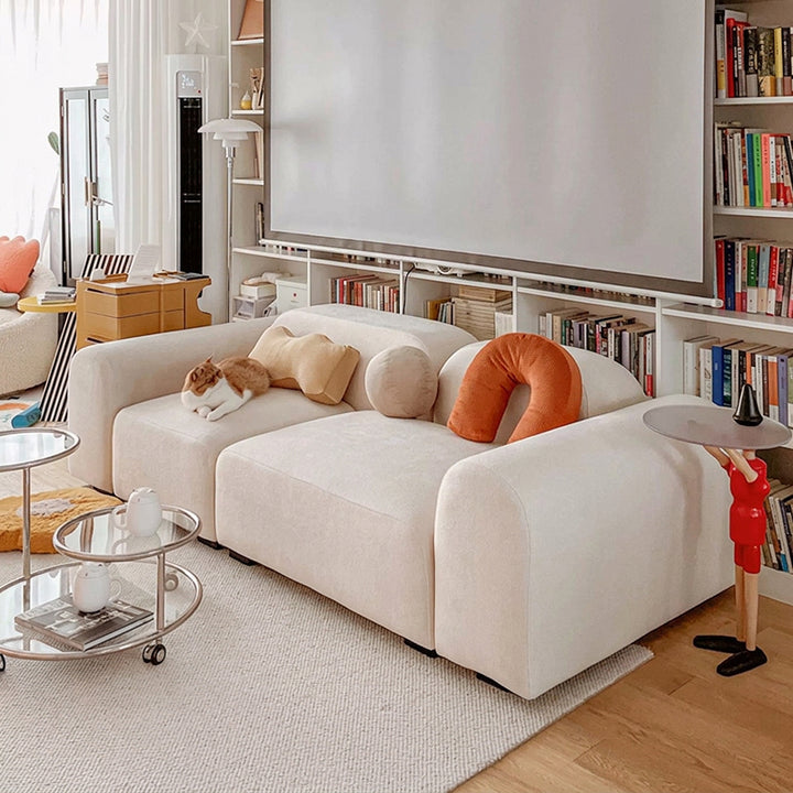 【ソファ】とうふ北欧風 選べる3素材