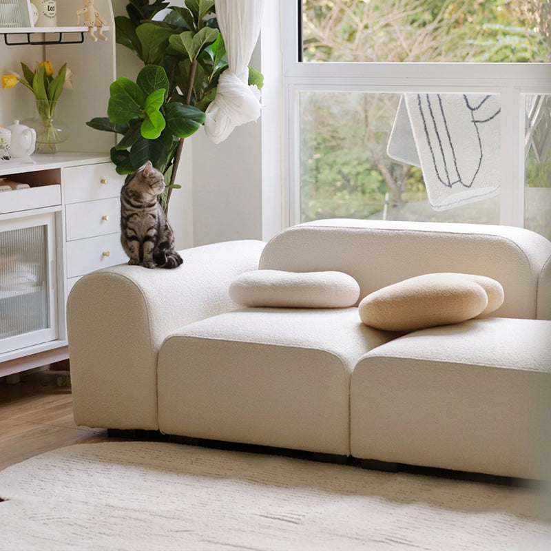 【ソファ】とうふ北欧風 選べる3素材