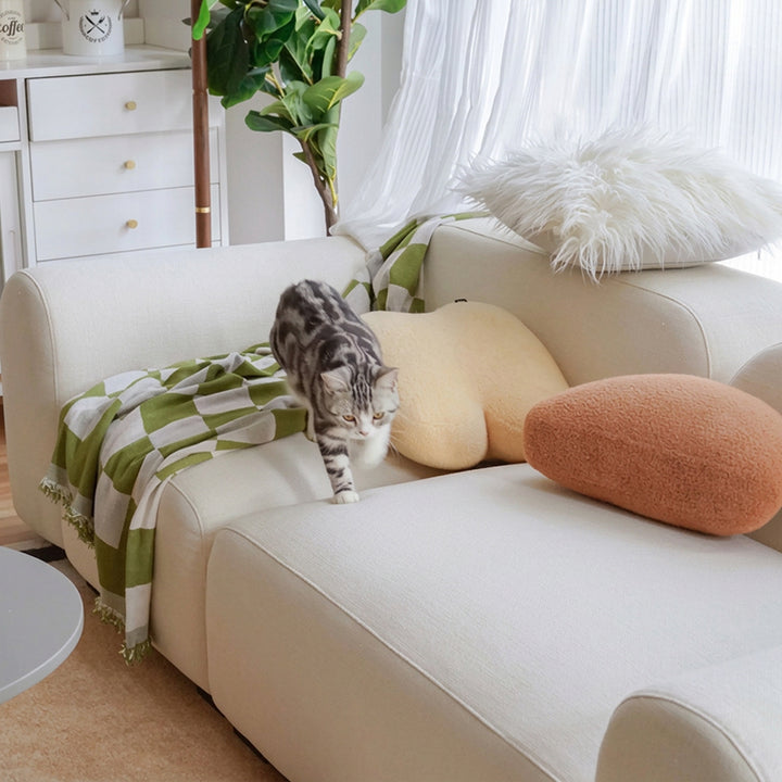 【ソファ】とうふ北欧風 選べる3素材