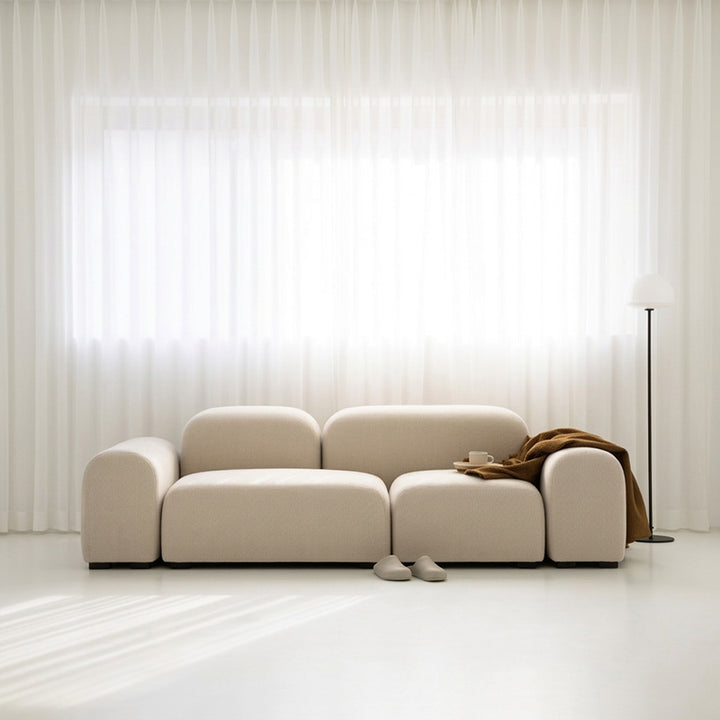 【ソファ】とうふ北欧風 選べる3素材