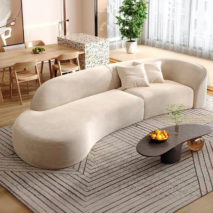 【OUTLET】【ソファ】弦月カーブ ロマンチックデザイン
