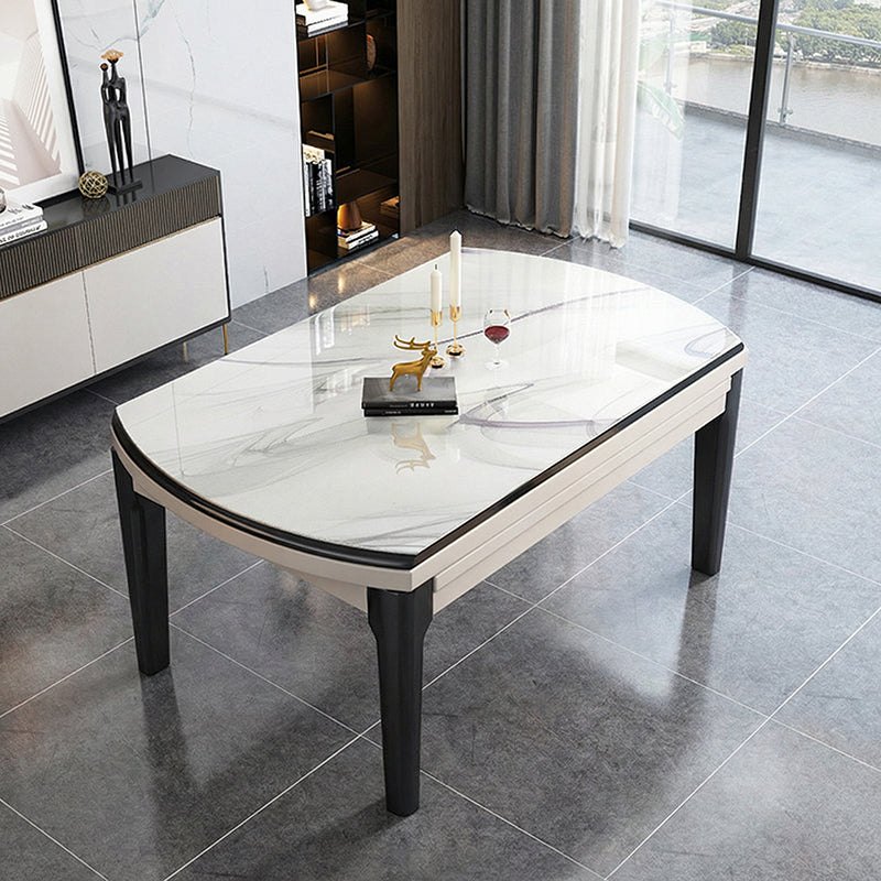 【ダイニングテーブル】 高級感 伸長式 天板厚み選べる　