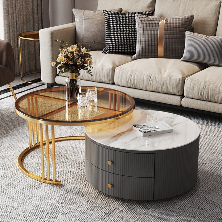 【ローテーブル】モダン 高級感 選べる9色