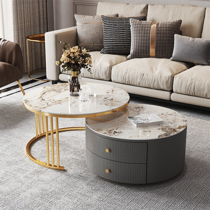 【ローテーブル】モダン 高級感 選べる9色