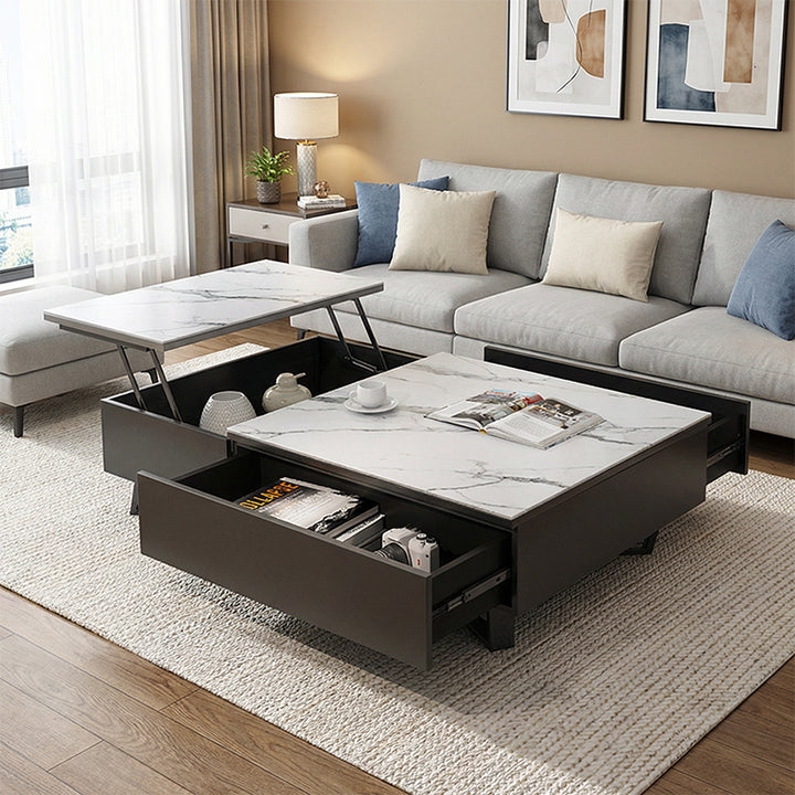 【ローテーブル】リフティングテーブル 昇降式 選べる4色