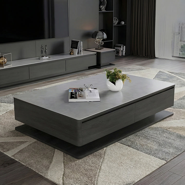 【ローテーブル】美しい木目 モダン