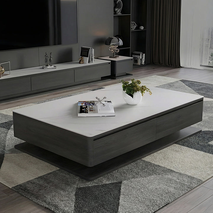 【ローテーブル】美しい木目 モダン