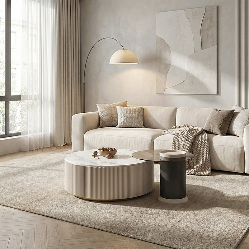 【ローテーブル】リゾートテイスト テーブルセット