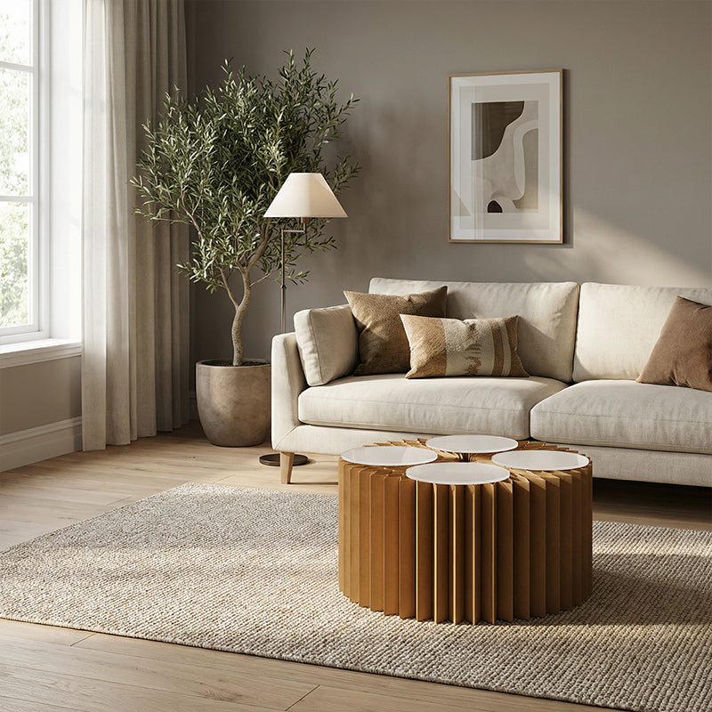 【ローテーブル】クラフト紙 インスタ映え 高級感