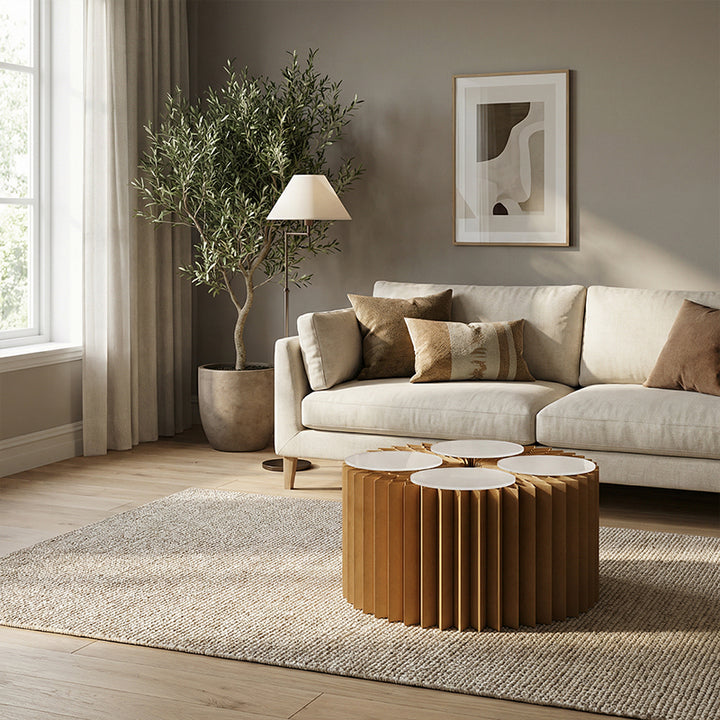 【ローテーブル】クラフト紙 インスタ映え 高級感