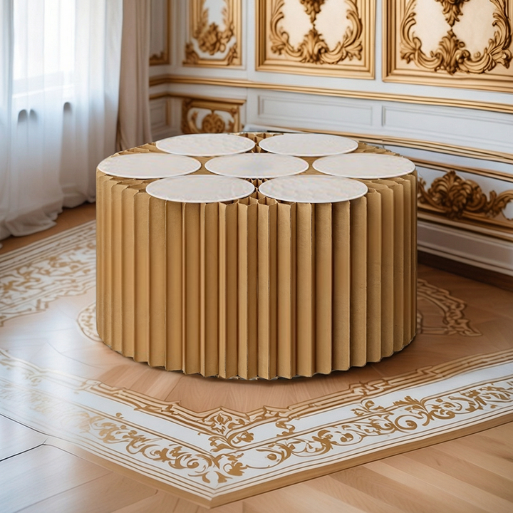 【ローテーブル】クラフト紙 インスタ映え 高級感